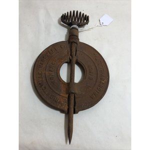 Antique Wrightwood Hardware Stove Pipe Damper  8"